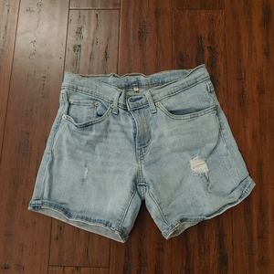 Levis high waisted shorts